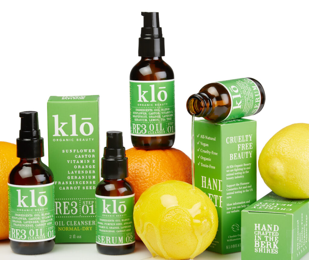 Klo Organic Beauty Skin Care with Orange and Lemon Essential Oil